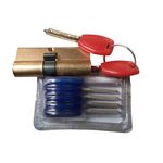 Fixable Door Key Cylinder with 5 Keys