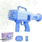 Generic 32 Hole Bazooka Bubble Gun Machine Rocket Launcher For Kiddies Out-Door Play Toy With Bubble Refiller Solution - image 2