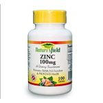 nature's field Zinc 100mg – 100 Tablets