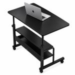 Generic Rolling Laptop Desk / Mobile Work Table - image 2