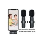 Generic K9 Dual Wireless Bluetooth Microphone for Type C Android