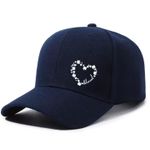 Love Design Quality Face Cap: Navy Blue 