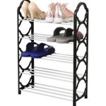 Home Five Layers Plastic Shoe Rack - 1Pcs