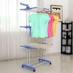 Generic Foldable Three Layer Baby Clothes Dryer Rack Indoor/Outdoor - 3Layer/3Tier - image 4