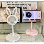 Generic Adjustable Height Cute Rabbit Phone Stand