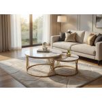 Generic 2in1 Beautiful Modern Marble Center Table