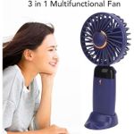product_image_name-Generic-1200mAh 5 Levels USB Folding Fans With Phone Holder-4