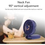 product_image_name-Generic-1200mAh 5 Levels USB Folding Fans With Phone Holder-5