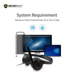 Micropack USB A Wired Headset with Noise Cancelling Microphone MHP-02MHP-02 - image 7