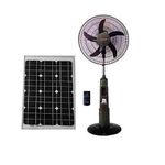 Qasa 18-Inch Rechargeable Standing Fan With 20w Solar Panel