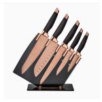 Tower 5 Piece Knife Set With Acrylic Knife Stand