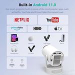 Generic Rechargeable HY300 Smart Portable Android 11 System 5G WiFi 6 BT5.2 Movie Projector - image 3