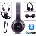 P47 Wireless Bluetooth 5.0 Stereo OverEar Foldable Headphones - image 3