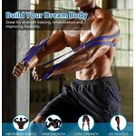 Generic Elastic Exercise Resistance Band Pull Up Fitness Training Band - image 7