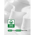 product_image_name-Fashion-Men's 100% Cotton clothing T-Shirt Polo Shirt With Cute Print Casual Round Neck Short Sleeve Tee, Digital Print Design Top, Soft & Comfortable For Casual Attire, Everyday Tee shirt - White -3