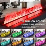 Generic Modern Electric 3D Water Vapor Fireplace- 1.2mtr - image 2