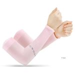 Quality Ice sleeves men and women summer arm guards pink