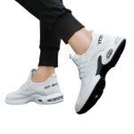 product_image_name-Buccino-Fashion Mens Sneakers Non Slip Lightweight Breathable Running Shoes - white -3