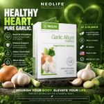 Vita NeoLife Garlic Allium Complex 60 Tablets - Heart & Immune Support