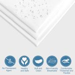 product_image_name-Flushrenic-4-Piece Bedding Set, Disposable Travel Bedding Kit, comprising one fitted sheet, one duvet cover, two pillowcases, portable bedding set, breathable and skin-friendly, suitable for hotels, camping, travel, and hospitals.-5