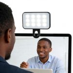 Generic Portable Rechargeable LED Cube Light With Clip For Selfie/Live Phone/Laptop & Tablet Meeting - image 4