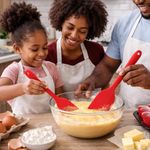 KITCHA 5Pcs Silicone Kitchen Utensils Set Non-Stick Bakeware for Kitchen - image 8