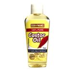 Deluxe Organics Castor Oil - Cold-Pressed 100% Pure -  For Skin Care, Hair Growth , Hair Care, Eyelashes Etc