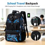 Fashion Men's travel backpack, outdoor hiking backpack, USB backpack - image 4