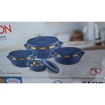 4-Piece Insulated Casserole Set - 1000/1500/2500 ml
