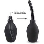 Generic  Anal Douche Enema Bulb With Curved Nozzle Soft Squeeze Rectal Cleanser-89ml - image 2