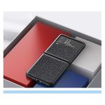 Samsung Z Flip 3 LEATHER CASE- Black