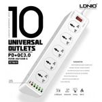 LDNIO Universal 10 Port + 1PD + 1QC + 4 USB SOCKET EU/US/UK