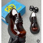product_image_name-Fashion-FDCP Men’s Classic Patent Leather Lace-Up Platform glossy Shoes-1