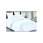 Plain White Set Of Duvet, Bedsheets And 2 Pillowcases