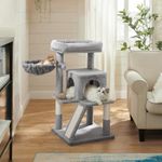LASA LASA Cat Tree Condo Grey Large Platform and Scratching Posts - image 3