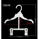 Generic 10pcs/set white kids 2 in 1 hanger - image 2