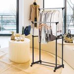 Generic 30KG DOUBLE-POLE TELESCOPIC CLOTHE RACK - image 4