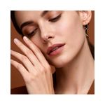 product_image_name-Fashion-18k Plated Swirl Stainless Steel Unisex Earrings – Premium Waterproof Jewelry - Silver-2