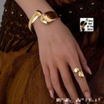 Ladies Unique Hand Bangle and ring 1 pc