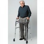 Drive Medical Strong Foldable Walking Frame With Wheels