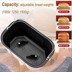 Sonifer Fast LCD Electric Bread Maker - 850W - image 4