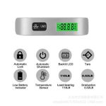 Generic Digital 50KG Luggage Scale Travel Luggage Weighing Scale - image 6
