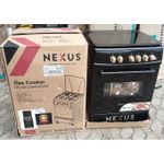 Generic NEXUS 4 BURNER NX-5055 ALL GLASS COOKER WITH OVEN