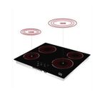 product_image_name-Gs-58cm 4 INFRARED Burner  Smooth Tempered Glass Universal Pot  CookerTop Hob Built-in-2
