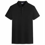 product_image_name-pisiduo- Summer  Solid Color Lapel Button Short Sleeve Polo Shirt Casual Breathable Comfortable Tops-5