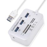 5 In 1 Card Reader USB HUB 3.0 Adapter OTG High Speed Splitter