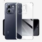 Infinix Smart 9/Hot 50i Crystal clear Shockproof Transparent Case 