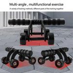 Generic 4 Wheel Abdominal Wheel Gym Belly Whee For Fitness - image 5