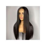 Bone Straight Wig With 1part Closure