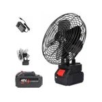 Generic Rechargeable Portable Wireless Fan with lithium battery very powerful - image 3